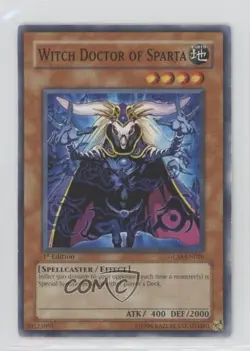 Witch Doctor of Sparta 1st Ed. YuGiOh Gladiator's Assault #GLAS-EN026 2007 1s3 - Image 1