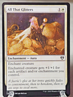 MTG All That Glitters - Commander Masters #9 Magic Gathering Card NM - Image 1