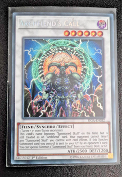 Archfiend's Call - Secret Rare 1st Edition FIGA-EN032 - NM - YuGiOh - Image 1