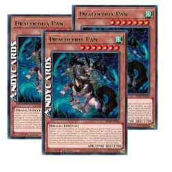 DRACOCODA PAN 3x • (Dracotail Pan) • Rara • JUSH IT003 • 1Ed • Yugioh! ANDYCARDS - Image 1