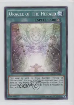 Oracle of the Herald Unlimited YuGiOh The New Challengers #NECH-EN066 1s3 - Image 1