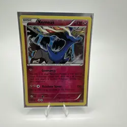Xerneas 81/114 Steam Siege reverse Holo Rare Pokemon Trading Card Near Mint - Image 1