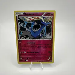 Xerneas 81/114 Steam Siege reverse Holo Rare Pokemon Trading Card Near Mint - Image 2