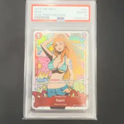 One Piece Card Nami Treasure Rare English PSA10 Limited TCG Collector Item - Image 1