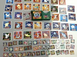 Pokemon Amada StickerPokemon 90s Japan Sticker Battle Bros Card Lot + Mini C：JPN - Image 1