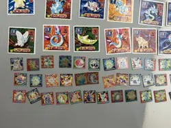 Pokemon Amada StickerPokemon 90s Japan Sticker Battle Bros Card Lot + Mini C：JPN - Image 5