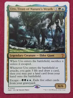 Magic The Gathering MYSTERY BOOSTER 2 MB2 URO TITAN OF NATURE'S WRATH card MTG - Image 1