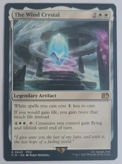 The Wind Crystal - NM/M - Final Fantasy FIN 0043 FFIII - MTG - Magic - Image 1