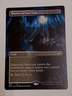 MTG SHATTERED SANCTUM Borderless Land Crimson Vow - Image 1