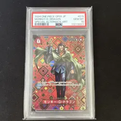 One Piece Card Monkey D Dragon SR SPOP07 015 PSA10 Rare TCG Collector - Image 1