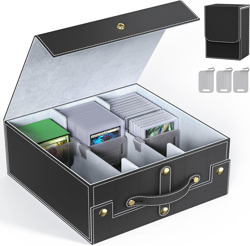 Card Deck Box for MTG with Small Case, 1800+ Commander Trading Card Storage Box - Image 1
