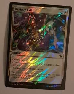 Destroy Evil FOIL NM/M FINAL FANTASY Magic the Gathering MTG - Image 1