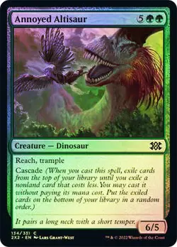 Annoyed Altisaur FOIL - DOUBLE MASTERS MAGIC MTG - Image 1