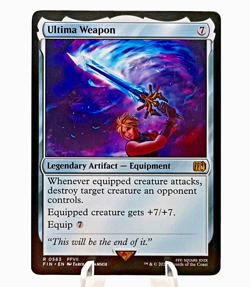 Ultima Weapon 0563 FFVII- Final Fantasy-Rare Regular-Magic The Gathering MTG NM - Image 4