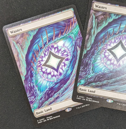 Wastes (0001) - MTG Magic the Gathering - Play Promos - Misprint Low Black Ink - Image 3