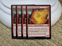 Soulbright Flamekin x4 Modern Masters 2015 MTG NM - Image 2