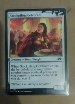 Stockpiling Celebrant - 32 - WOE - NM - MTG Magic the Gathering - Image 1