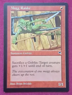 Magic The Gathering TEMPEST MOGG RAIDER red card MTG - Image 1