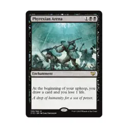 WOTC MTG - Commander 2015 Phyrexian Arena (R) EX - Image 1