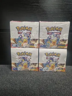 4 x Pokemon TCG Surging Sparks Sealed Booster Boxes - Image 1