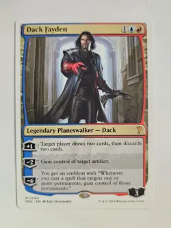 Dack Fayden White Border Mystery Booster 2 MTG Nm - Image 1