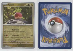 Applin Reverse Foil Pokemon SV08: Surging Sparks #138 1a1r - Image 3