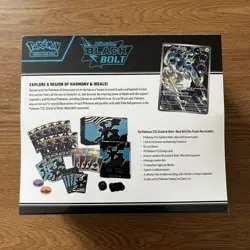 Pokemon Scarlet & Violet Black Bolt ETB Elite Trainer Box Sealed Ships Fast - Image 2