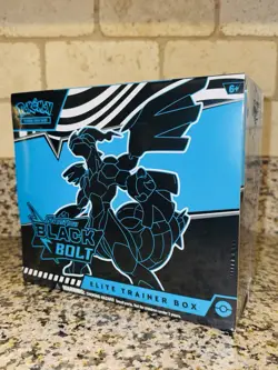 Pokemon Scarlet & Violet Black Bolt ETB Elite Trainer Box Sealed Ships Fast - Image 1