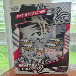Pokemon Scarlet & Violet White Flare Binder Collection SEALED NEW - Image 1