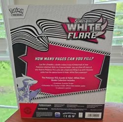 Pokemon Scarlet & Violet White Flare Binder Collection SEALED NEW - Image 2