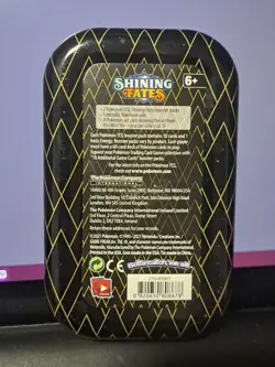 Pokemon TCG Shining Fates Empty Mini Tin Manaphy Art - Image 2