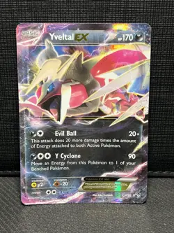 Pokemon TCG Yveltal EX Black Star Promo Card XY150 - Image 1