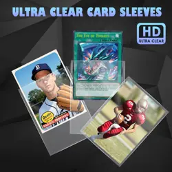 3000 Counts Card Sleeves TopLoaders for Trading Cards, Soft 3000 PCS, Clear - Image 3