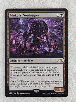 MTG Mukotai Soulripper #113 Kamigawa Neon Dynasty Magic Card Rare NM - Image 2