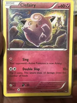 Pokemon TCG Clefairy Card 81/122 XY Breakpoint Regular Common EN-LP 2016 - Image 1