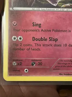 Pokemon TCG Clefairy Card 81/122 XY Breakpoint Regular Common EN-LP 2016 - Image 2