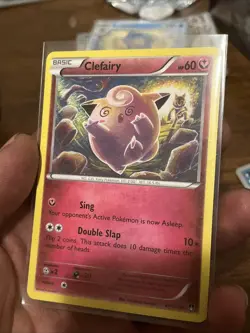 Pokemon TCG Clefairy Card 81/122 XY Breakpoint Regular Common EN-LP 2016 - Image 3