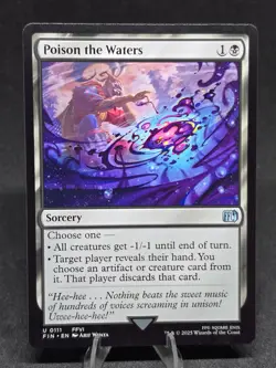 MTG Poison the Waters 0111 Final Fantasy Uncommon NM - Image 1