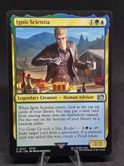 MTG Ignis Scientia 0227 Final Fantasy Uncommon NM - Image 1