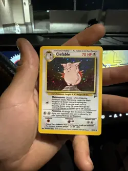 Pokemon Base Set 2 Clefable Holo 5/130 Wotc Pokemon Card - Image 1
