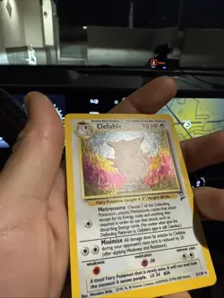 Pokemon Base Set 2 Clefable Holo 5/130 Wotc Pokemon Card - Image 3