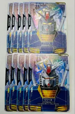 Gundam Card Game Japanese Newtype Rising Resource R002 C++ Parallel Set of 10 NM - Image 2