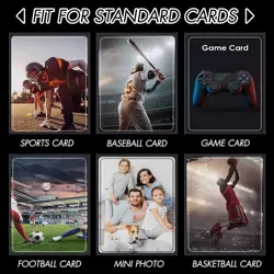 1000 Counts Card Sleeves Top Loaders for Trading Cards, Penny 1000PCS, Clear - Image 3
