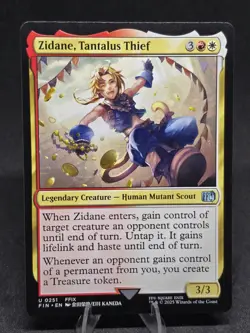 MTG Zidane, Tantalus Thief 0251 Final Fantasy Uncommon NM - Image 1