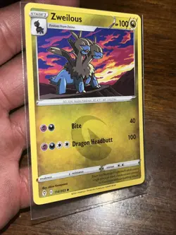Pokemon TCG Zweilous 114/203 Regular Uncommon Card Fusion Strike NM - Image 5