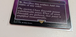 MTG - Secret Lair - Sonic the Hedgehog Chaos Emerald 7034 - Purple - Foil - - Image 2