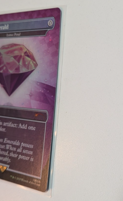 MTG - Secret Lair - Sonic the Hedgehog Chaos Emerald 7034 - Purple - Foil - - Image 3
