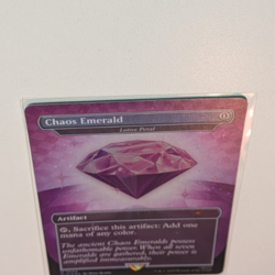 MTG - Secret Lair - Sonic the Hedgehog Chaos Emerald 7034 - Purple - Foil - - Image 5