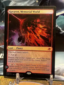 MTG | Kavaron, Memorial World [Edge of Eternities] ✨FOIL✨ - Image 1