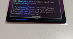 MTG - Secret Lair - Sonic the Hedgehog Chaos Emerald 7034 - Purple - Foil - Image 2